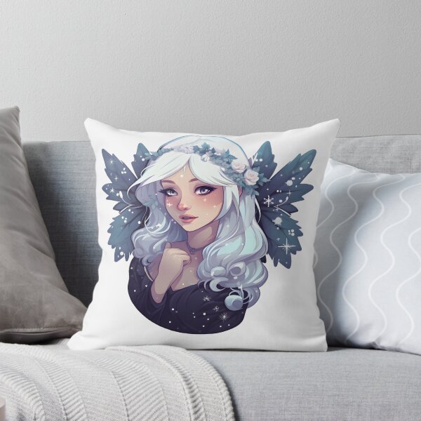 Item preview, Enchanting Snow Fairy Sticker/Magnet designed and sold by ColorStudioArt.