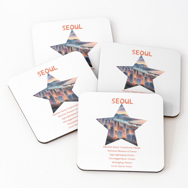 Item preview, Seoul Star Attractions designed and sold by BangtanArtShop.