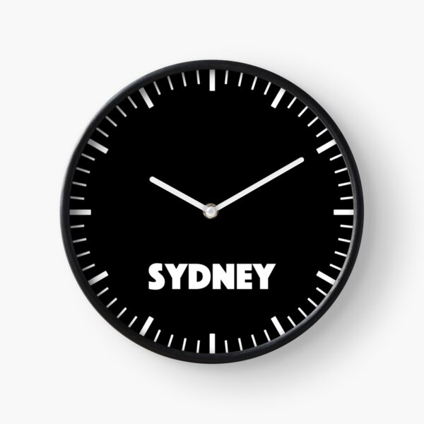 "sydney time zone" Clock for Sale by PineLemon Redbubble