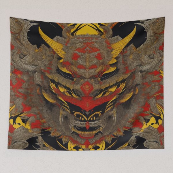 Item preview, Oni pattern #3. designed and sold by CultureRobot.
