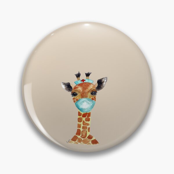 Item preview, Watercolour Frontline Giraffe  designed and sold by Artbylees.