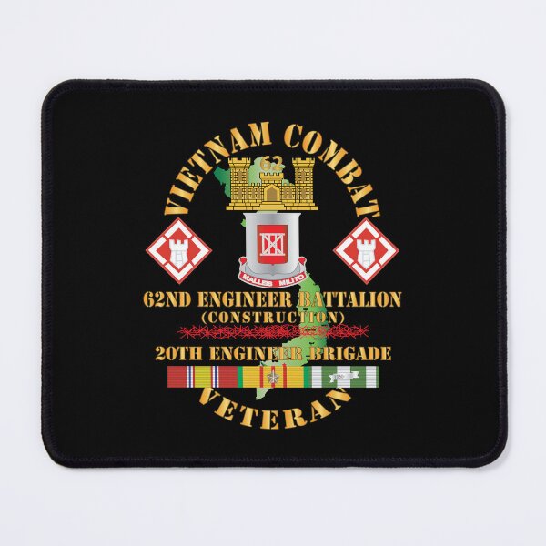Item preview, Army - Vietnam Combat Veteran - 62nd Engineer Bn, 20th Engineer Brigade SSI w VN SVC X 300 designed and sold by Military Insignia Products.