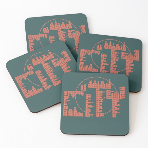 Item preview, Skyline, city - Red version designed and sold by TomiAx.