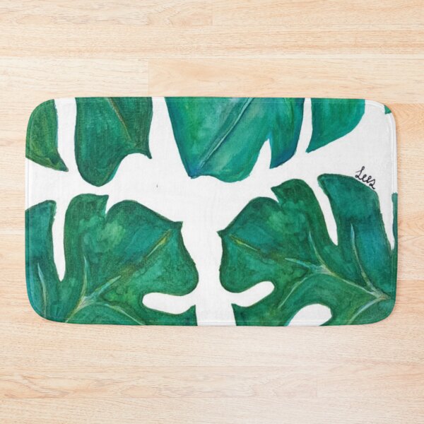 Item preview, Watercolour monstera leaves designed and sold by Artbylees.