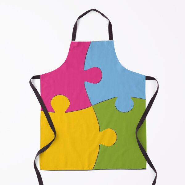 Item preview, Set of multicolored puzzle pieces. Symbolic pieces of the autism jigsaw. designed and sold by NataliaVVV.