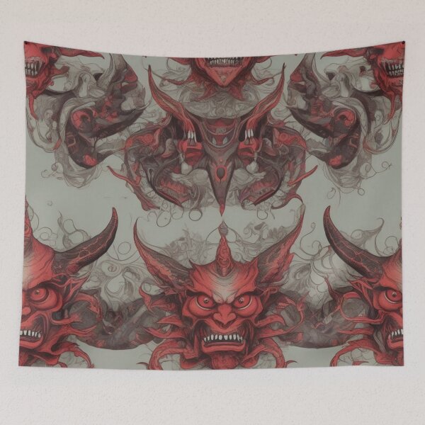 Item preview, Oni pattern #4. designed and sold by CultureRobot.
