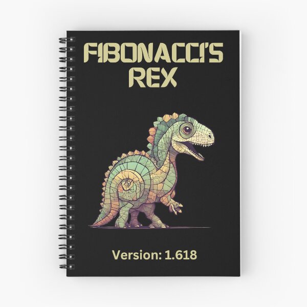 Item preview, Fibonacci dinosaur design designed and sold by t1n3333.