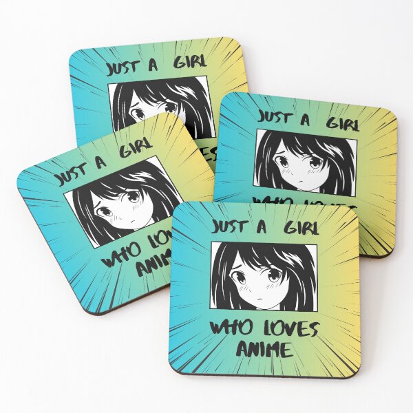 Item preview, Just a Girl Who Loves Anime - Cute & Stylish Design designed and sold by MColoredBooks.