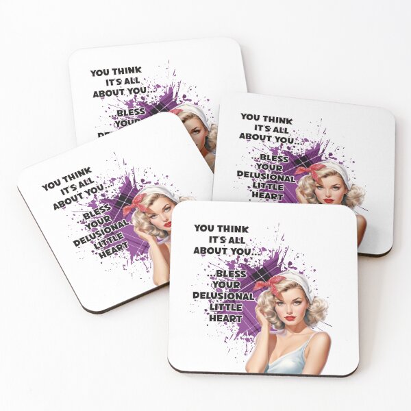Item preview, Retro Housewife Humor You Think It's All About You Pin-up Illustration Art designed and sold by adriana-holmes.