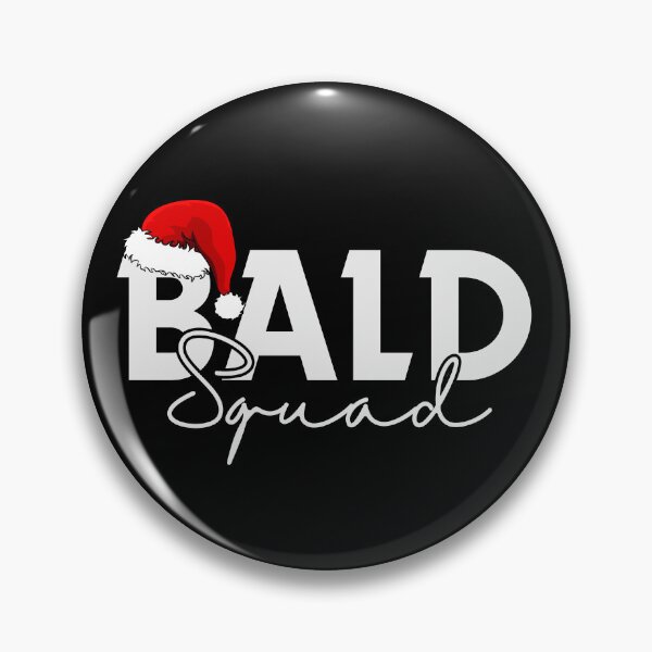 Item preview, Funny Bald Squad Santa Hat Hair Loss Graphic Dad Grandpa Christmas Team Matching Men Women designed and sold by LittleZea.