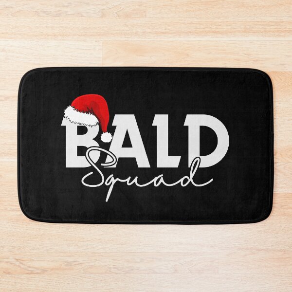 Item preview, Funny Bald Squad Santa Hat Hair Loss Graphic Dad Grandpa Christmas Team Matching Men Women designed and sold by LittleZea.