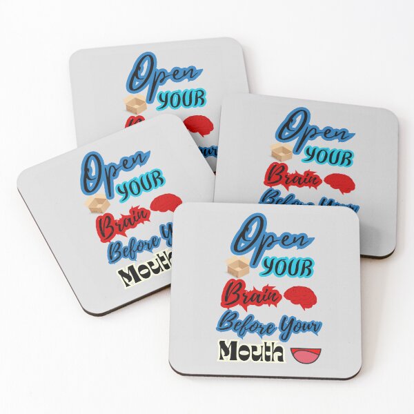 Item preview, Open your brain before your mouth designed and sold by HenryClinton.