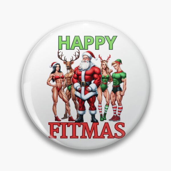 Item preview, Merry Fitmas - Funny Christmas vibe designed and sold by GalaxyGraffiti.