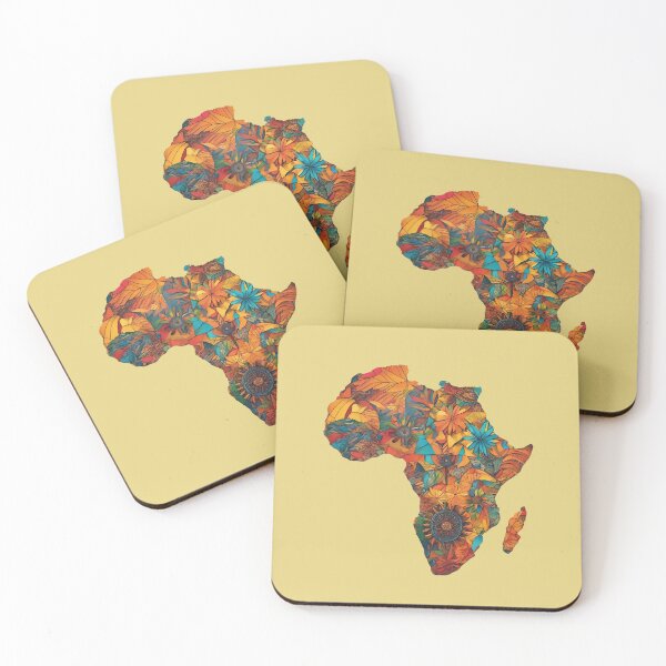 Aperçu de l'œuvre Afrique - design coloré d'un continent merveilleux créée et vendue par KarakitAI.