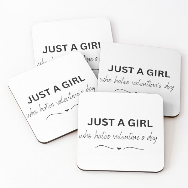 Item preview, Just A Girl Who Hates Valentine's Day designed and sold by GbzDigital.