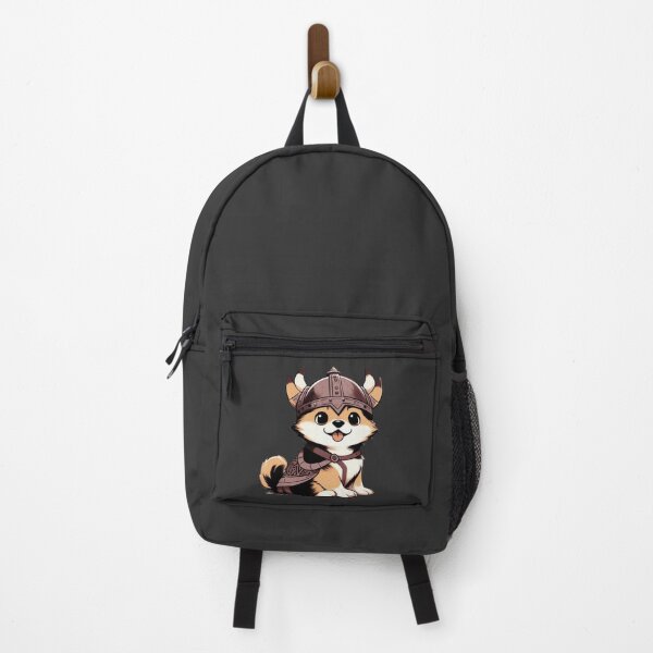 Item preview, Happy little corgi viking dog designed and sold by ODINDISA.
