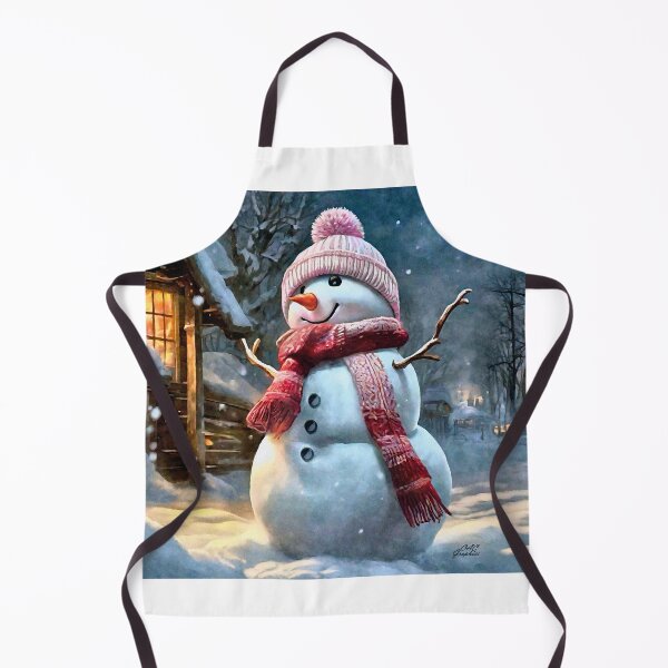 Item preview, Happy Snowman With Pink Hat designed and sold by CAC Graphics.