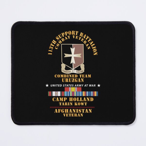 Item preview, Army - 113th Support Battalion - Camp Holland Afghanistan Vet w AFGHAN SVC X 300 designed and sold by Military Insignia Products.
