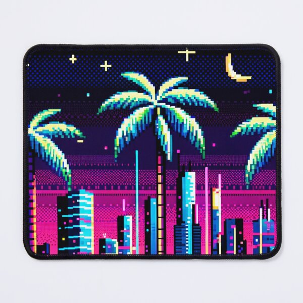Item preview, Cyber Palms: Neon Nightscape designed and sold by PixelPunkster.