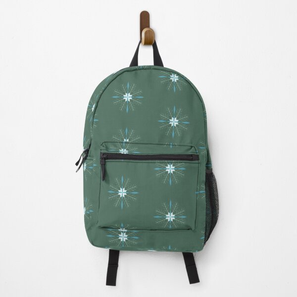 Item preview, Minimalist snowflake in green motif designed and sold by martaaileen.