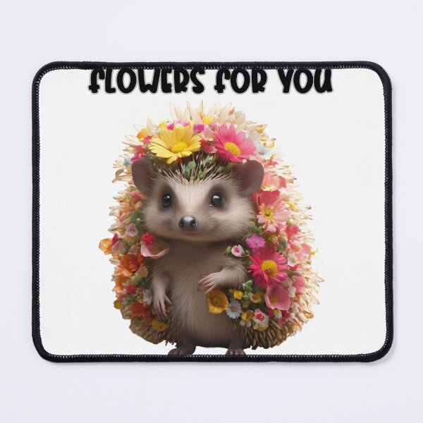 Item preview, Cute Hedgehog in flower costume on Christmas party  designed and sold by BotunPeony.