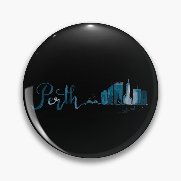 Item preview, Watercolour Perth skyline  designed and sold by Artbylees.
