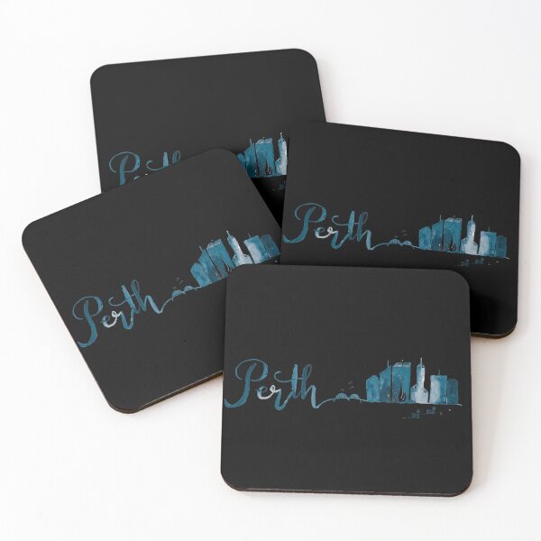 Item preview, Watercolour Perth skyline  designed and sold by Artbylees.