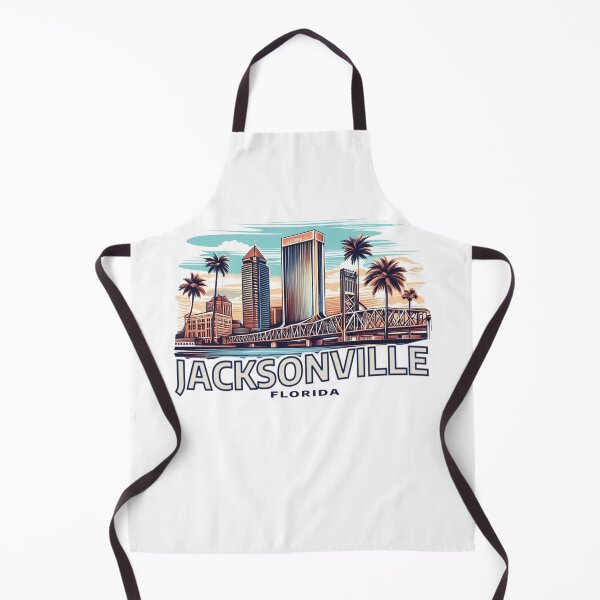 Item preview, Jacksonville Florida Watercolor Illustration designed and sold by PaintMeWorld.