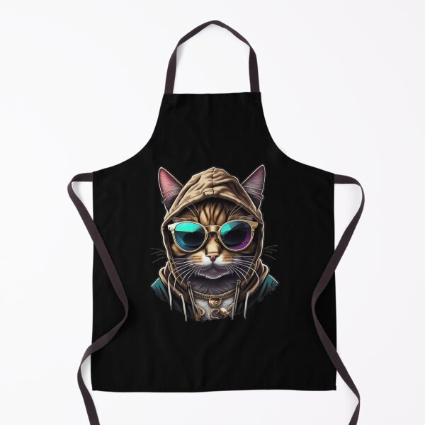 Item preview, Purrfect Beats - Funky Hip-Hop Cat Graphic designed and sold by Hungry-Murphy.