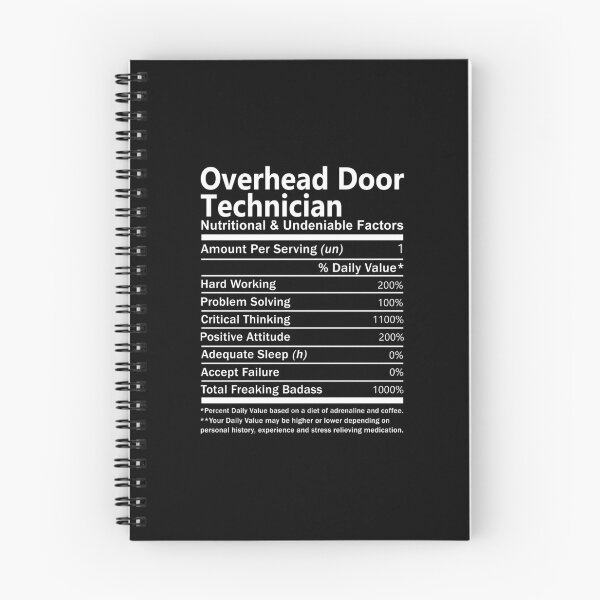 Item preview, Overhead Door Technician - Nutritional And Undeniable Factors designed and sold by analisanta.