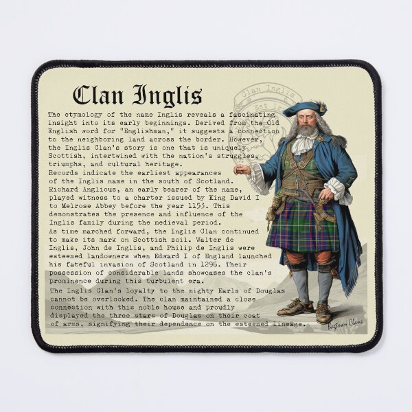 Item preview, Clan Inglis Scottish History designed and sold by BagTown Clans.