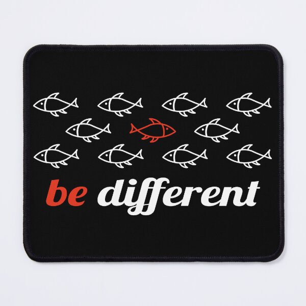 Item preview, "be different" - Show your uniqueness designed and sold by CatandRocknRoll.
