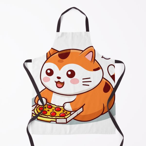 Item preview, Cute fat cat likes to eat pizza. designed and sold by tanapong51.