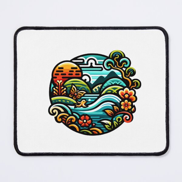 Item preview, vibrantly colored river designed and sold by VoilaPrint.
