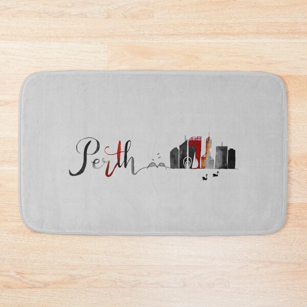 Item preview, Watercolour Perth skyline designed and sold by Artbylees.