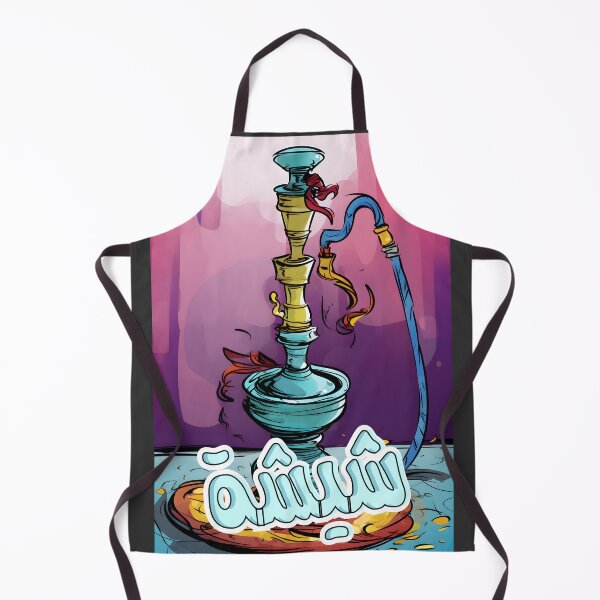 Item preview, Shisha Chic - Arabic Elegance Abstract Colorful Hookah AI Generated- شيشة يا معلم designed and sold by FUNqoosh.