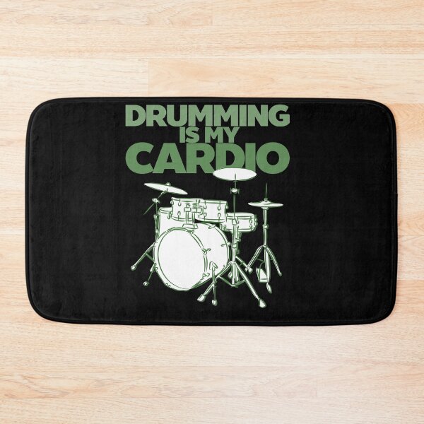 Item preview, Drumming Is My Cardio, Line Art Drawing Of Drum set designed and sold by CJansuebsri.