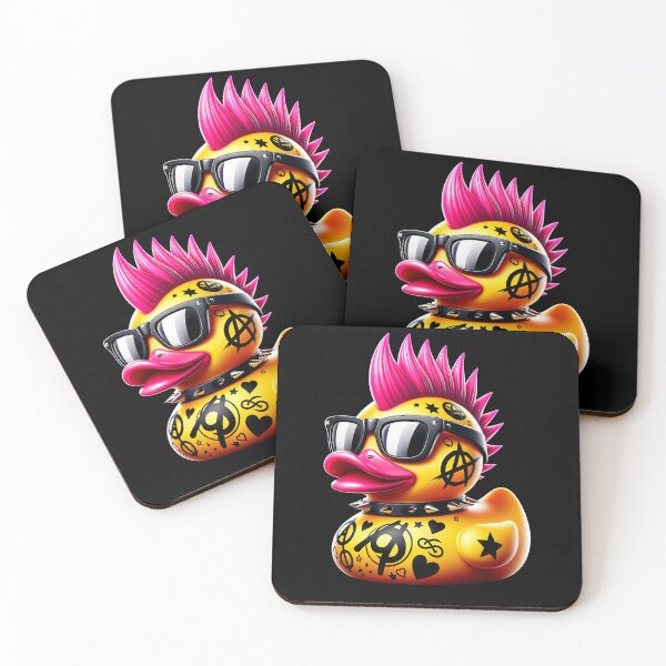 Item preview, Punk Duck Duckling Punk Rocker Funny Animal Lover designed and sold by DreamyMile.