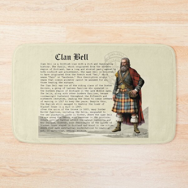 Item preview, Clan Bell Scottish History  designed and sold by BagTown Clans.