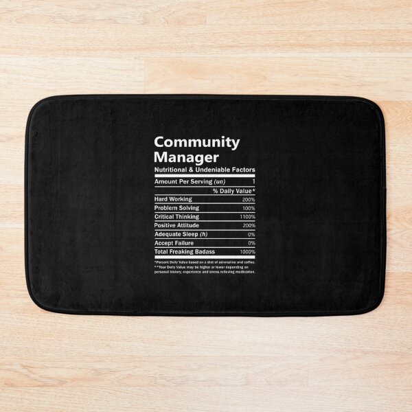 Item preview, Community Manager - Nutritional And Undeniable Factors designed and sold by alphatinost.