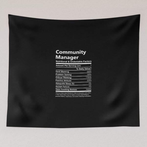 Item preview, Community Manager - Nutritional And Undeniable Factors designed and sold by alphatinost.