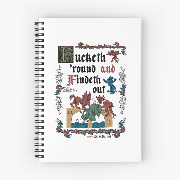 Item preview, F*ck Around and Find Out Medieval Style - funny retro vintage English history designed and sold by Nemons.