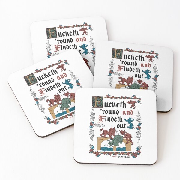 Item preview, F*ck Around and Find Out Medieval Style - funny retro vintage English history designed and sold by Nemons.