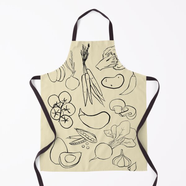 Item preview, Minimalist illustration of various vegetables, trendy sketch designed and sold by AlarconStudio.