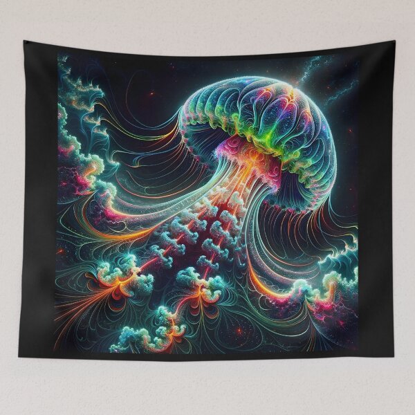 Item preview, Psychedelic Jellyfish designed and sold by Truck Stop One.