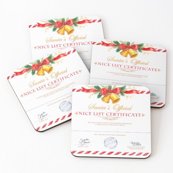 Item preview, nice list certificate for _______ (FILL THE BLANK WITH TEXTILE MARKER) designed and sold by asanaworld.