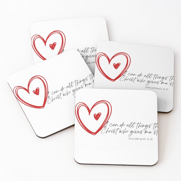 Item preview, I Can Do All Things Through Christ Who Strengthens Me" Bible Verse Design designed and sold by SuzieNgatia.