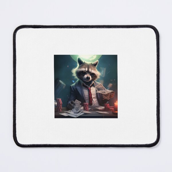 Item preview, Wolf of Wall Street Raccoon designed and sold by ronpon.