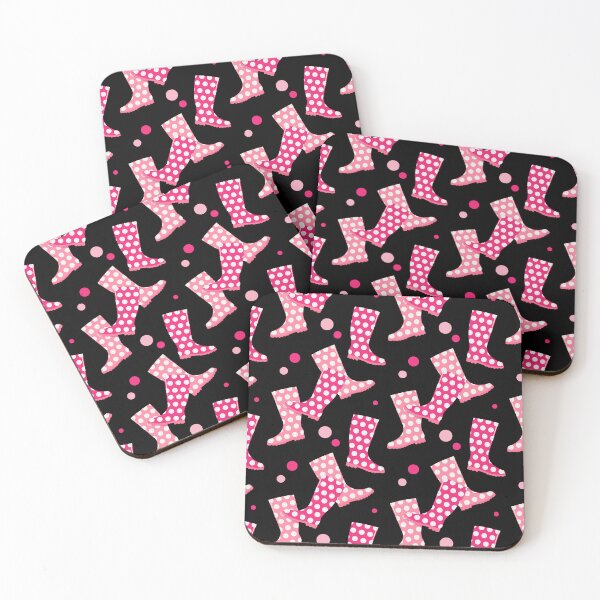 Item preview, Pink Polka Dot Wellington Boots designed and sold by CreativeBridge.