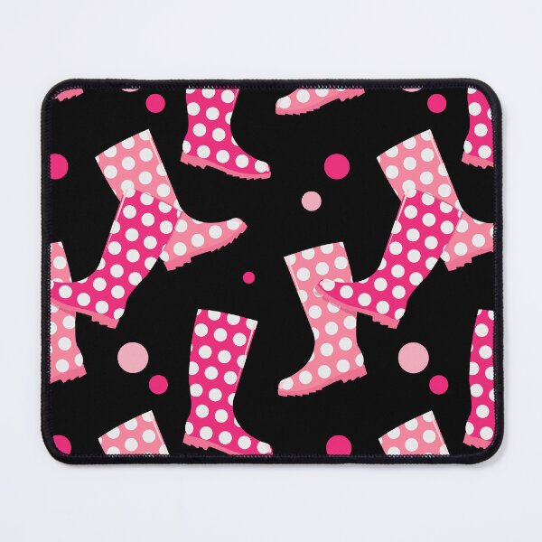 Item preview, Pink Polka Dot Wellington Boots designed and sold by CreativeBridge.